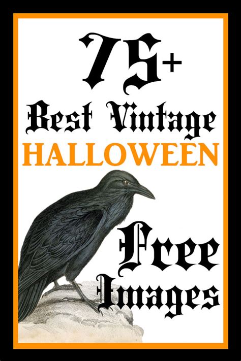 vintage halloween clipart|free printable vintage halloween decorations.